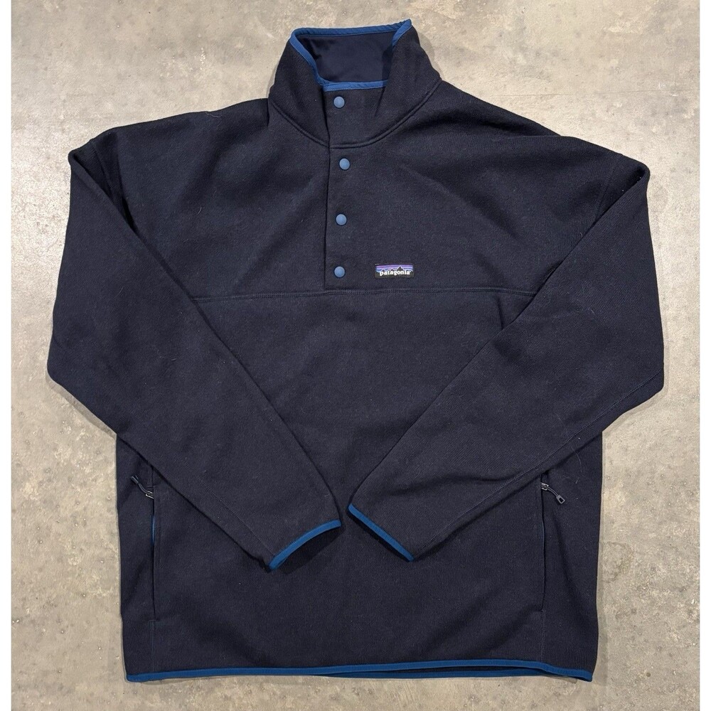 Patagonia Better Sweater Kangaroo Zip Pocket Fleece Pullover Snap T Men’s XL